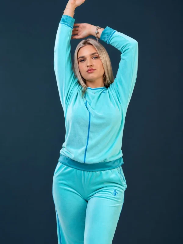 R4C Premium Velour Set - Aqua